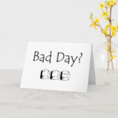 Mauvaise journée ? Carte d'accueil des détenus (Fleur jaune)