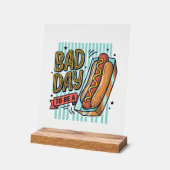 Mauvaise Journée Hot Dog Retro Vector Conception d (Angle)