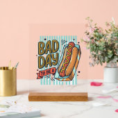 Mauvaise Journée Hot Dog Retro Vector Conception d (Mariage)