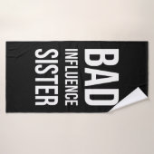 Mauvaise soeur Influence (Serviette de bain)