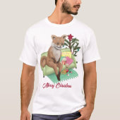 Mauvaise Taxidermie Fox T-shirt de Noël (Devant)
