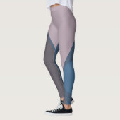 Mauve and blue graphic II Leggings (Links)