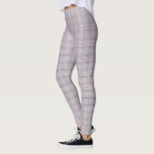 Mauve Blue Grid-controles I Leggings (Links)