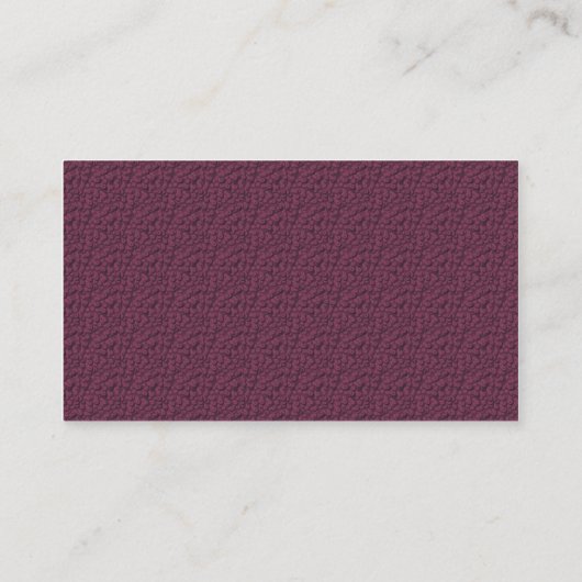 Mauve Bubbles Motif Élégant Carte de visite (Dos)