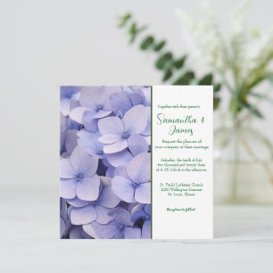 Mauve Chrysanthemum Huwelijksuitnodiging Kaart