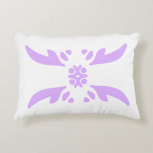 Mauve deco accent kussen