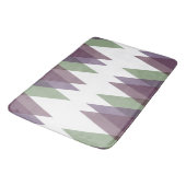 Mauve en groene driehoeken badmat (Gekanteld)