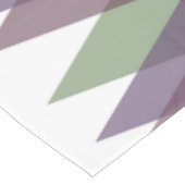 Mauve en groene driehoeken tafelkleed (Gekanteld)
