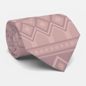 Mauve Geo Cravate (Roulé)