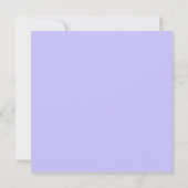 Mauve Hydrangea Faire-part de mariage (Dos)