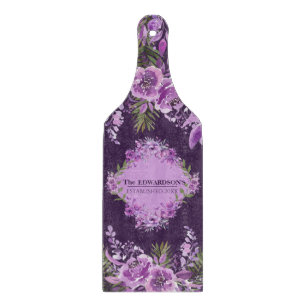 Mauve Meadows: Bloemen Tapijt Snijplank