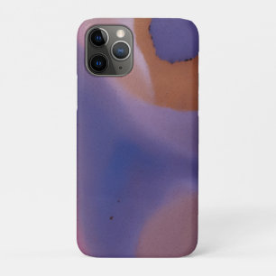 “Mauve Mirage Flow” – Abstract roze blauw perzik iPhone 11 Pro Hoesje