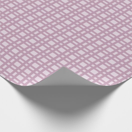 Mauve Mist rasterpatroon Cadeaupapier (Hoek)