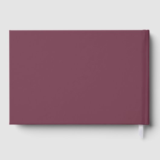 Mauve moderne noms de mariage et date vrai foin (Verso)