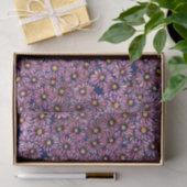 Mauve Moody Daisies Tissuepapier (Geschenk)