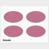 Mauve Oval Sticker (Vel)