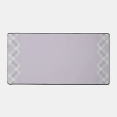 Mauve Paarse met geruite zijbalk ontwerp Bureaumat (Voorkant)