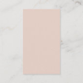 Mauve Peach Flowers QR Code Baby shower Registry Informatiekaartje (Achterkant)