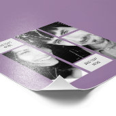 Mauve Photo Texte Modèle - Transfert À N'IMPORTE Q (Coin)