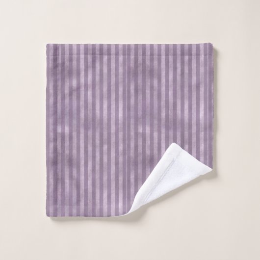 Mauve pourpre strié (Gant de toilette)