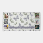 Mauve & Sage Vlinders Fotocollage Bureaumat (Voorkant)