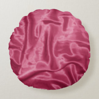 Mauve Satin-Round Sierkussen Rond Kussen