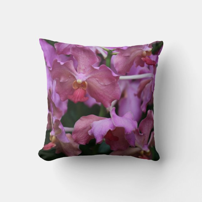 Mauve Singapore Orchid Pillow Kussen (Voorkant)