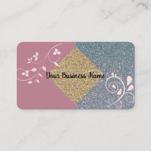 Mauve Sparkle Carte de visite