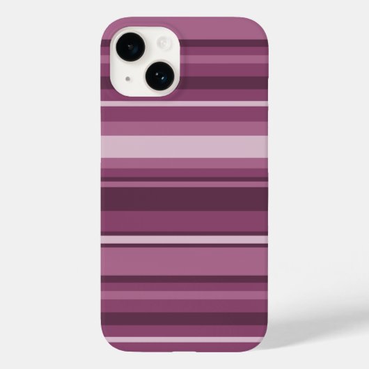 Mauve strepen Case-Mate iPhone case (Achterkant)