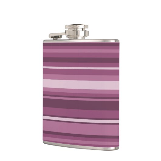 Mauve strepen heupfles (Links)