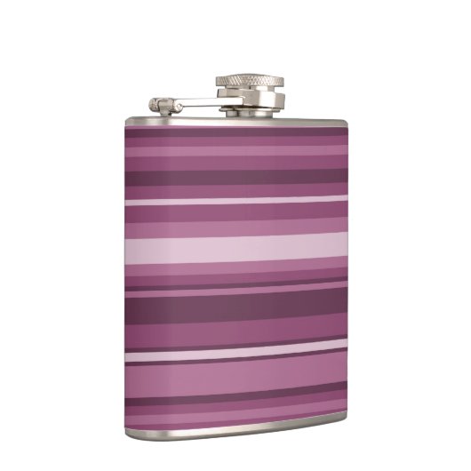 Mauve strepen heupfles (Rechts)