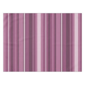 Mauve strepen tafelkleed (Voorkant (Horizontaal))