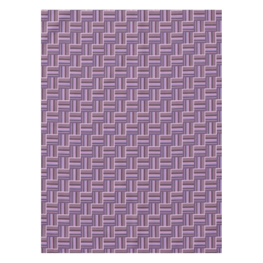 Mauve strips-weefpatroon tafelkleed (Voorkant)