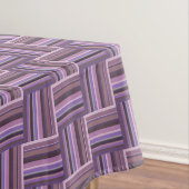 Mauve strips-weefpatroon tafelkleed (Voorbeeld)