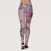 Mauve Swirl Leggings (Achterkant)