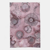 Mauve Swirly Kitchen Towel Theedoek (Verticaal)
