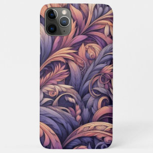 Mauve Taupe Roze Violet Paarse Paisley Patroon iPhone 11 Pro Max Hoesje