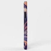 Mauve Taupe Roze Violet Paarse Paisley Pattern Case-Mate iPhone Case (Achterkant/rechts)