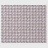  Mauve Tegel Pattern Gift Wrap Cadeaupapier (Vlak)