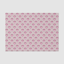 Mauve Tiny Heart Tissue Paper Tissuepapier