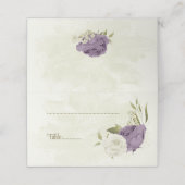 mauve witte bloemen groen bruiloft (Buitenkant ongevouwen)