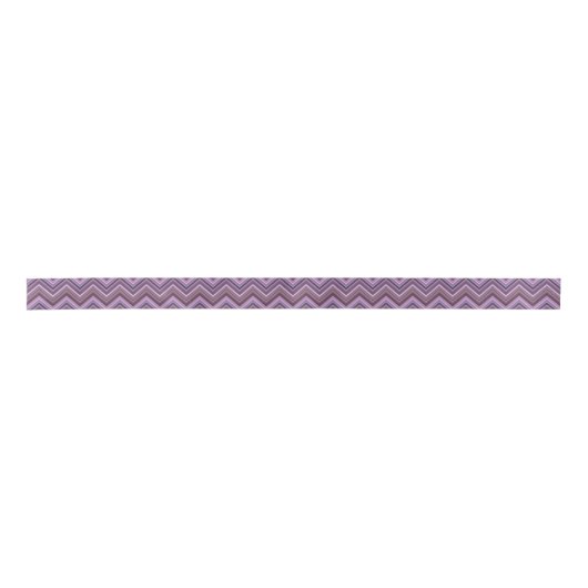 Mauve zigzag strepen lint (Voorkant)