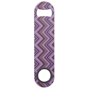 Mauve zigzag strepen speed flessenopener