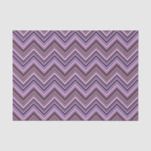 Mauve zigzag strepen tissuepapier