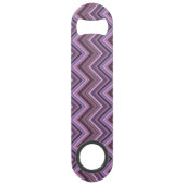 Mauve zigzag stripes (Dos)