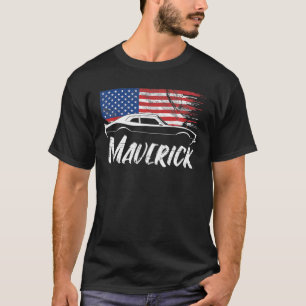 Maverick 302 Amerikaanse vlag Amerikaanse spierwa T-shirt