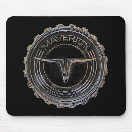 Maverick pad zwart muismat (Voorkant)
