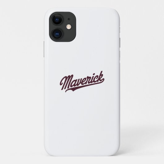 Maverick | typografie | Motivatie Case-Mate iPhone Case (Achterkant)