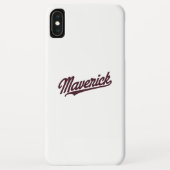 Maverick Typography Art Case-Mate iPhone Case (Achterkant)