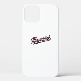 Maverick Typography Inspirerend iPhone 12 Hoesje